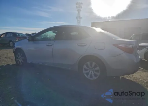 2016 Toyota Corolla L z USA, uszkodzony, nr VIN 5YFBURHE8GP465613